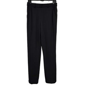 Beautiful by Lawrence Zarian Pull On Straight Leg Dress Pants Black Size Small